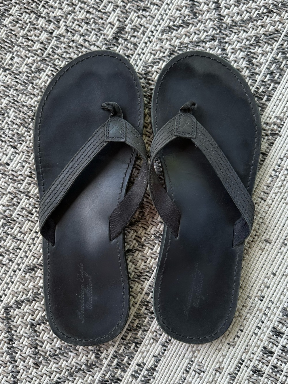 American Eagle Outfitters Women’s Leather Flip Flop Sandals